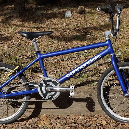 Blue bmx