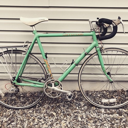 Mint Green '87 SR400 w/ Custom Graphics