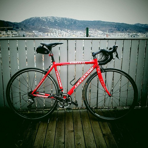 2010 Caad 9 Cannondale 105 - Training bike 2016.jpg