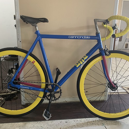 SR500 fixed gear conversion